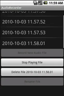 AudioRecorder android App screenshot 0